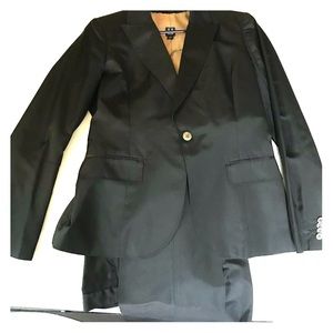 100% silk black pantsuit, Lightweight, never worn